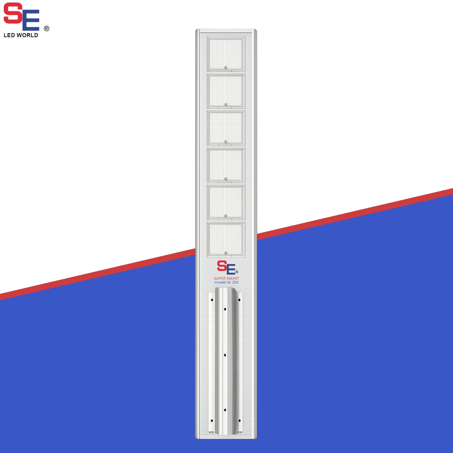 SUPER SMART SOLAR STREET LIGHT 250W SLIM BODY
