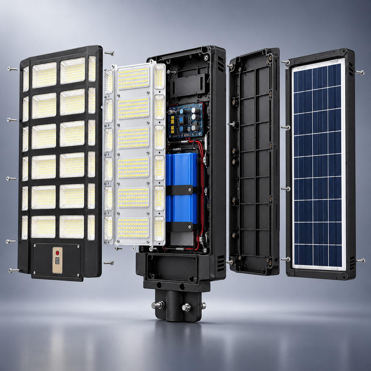 ABS Solar Street Light: 200W, 300W & 400W